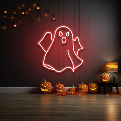 Halloween Ghost Neon LED Sign