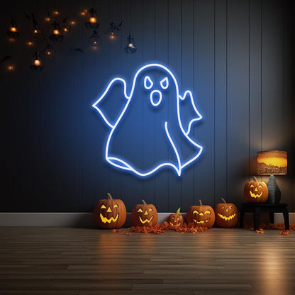 Halloween Ghost Neon LED Sign