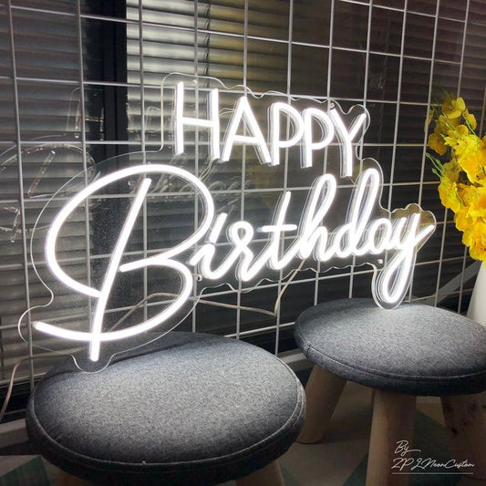 Happy Birthday Neon LED sign