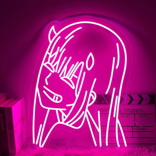 Zero Two Anime Neon LED sign